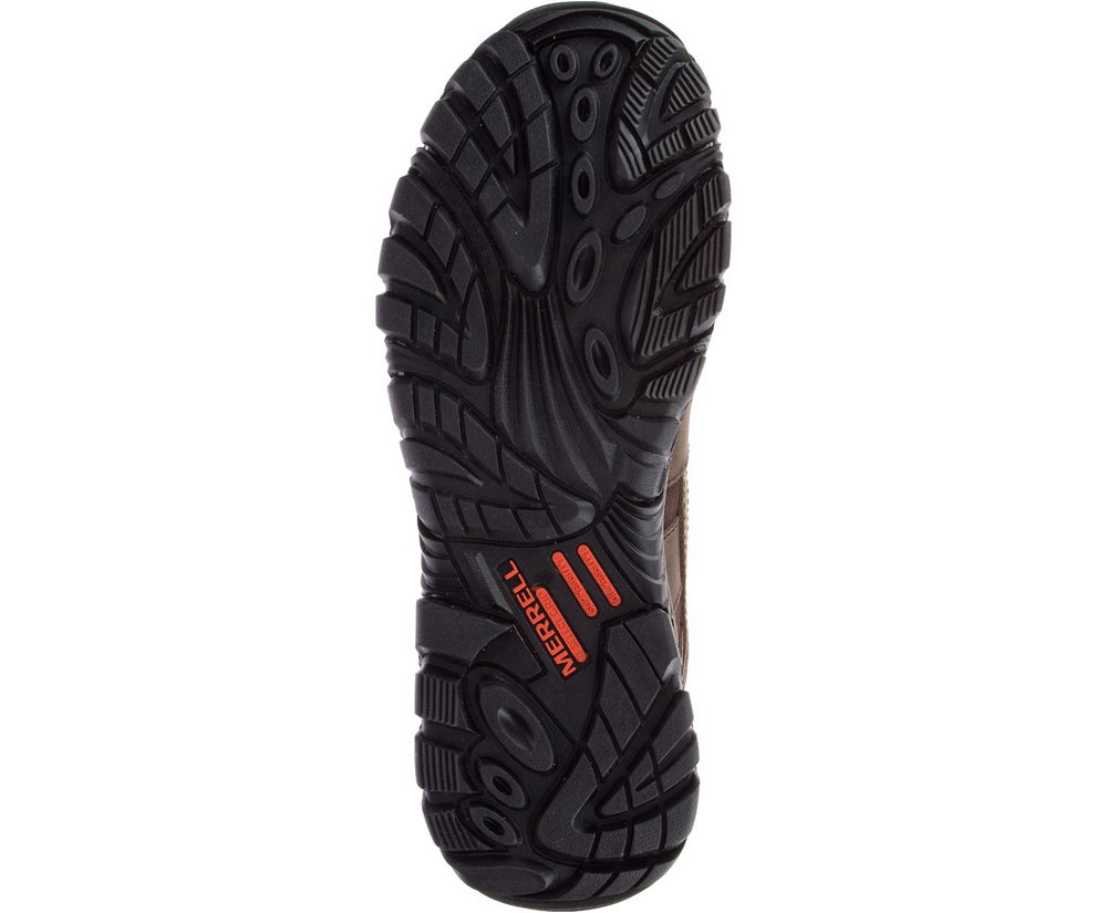 Merrell Boots Brown - Moab Vertex Mid Leather Waterproof Comp Toe Wide Width - Mens 83YIAGXNL